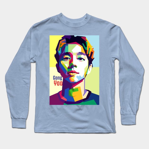 Gong Yoo Long Sleeve T-Shirt by erikhermawann22